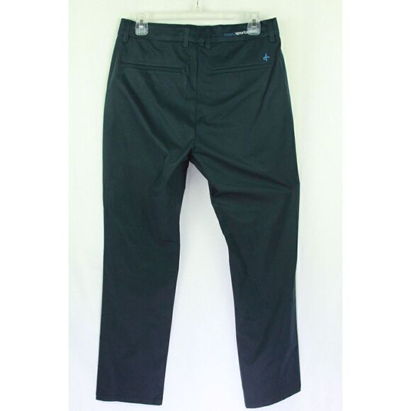 Cross Sportswear Golf Pants Blue Stretch UV Protection Reg Fit Mens 30/31 New - Picture 2 of 8